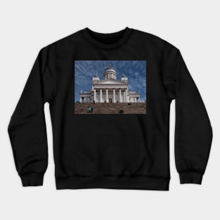 Helsinki Day at Helsinki Cathedral Crewneck Sweatshirt